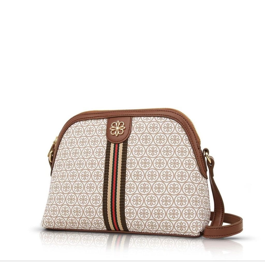 Les Catino Irenne Daisy Monogram Tas Selempang