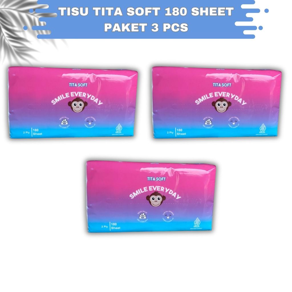 TISU TITASOFT 180 SHEET PAKET 3 PCS