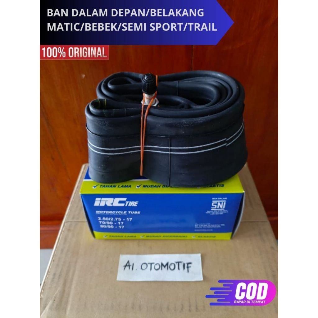 IRC TIRE Ban Dalam IRC RING 14 16 17 18 19 21 Original (TERBARU) matic/Bebek/Sport/Trail