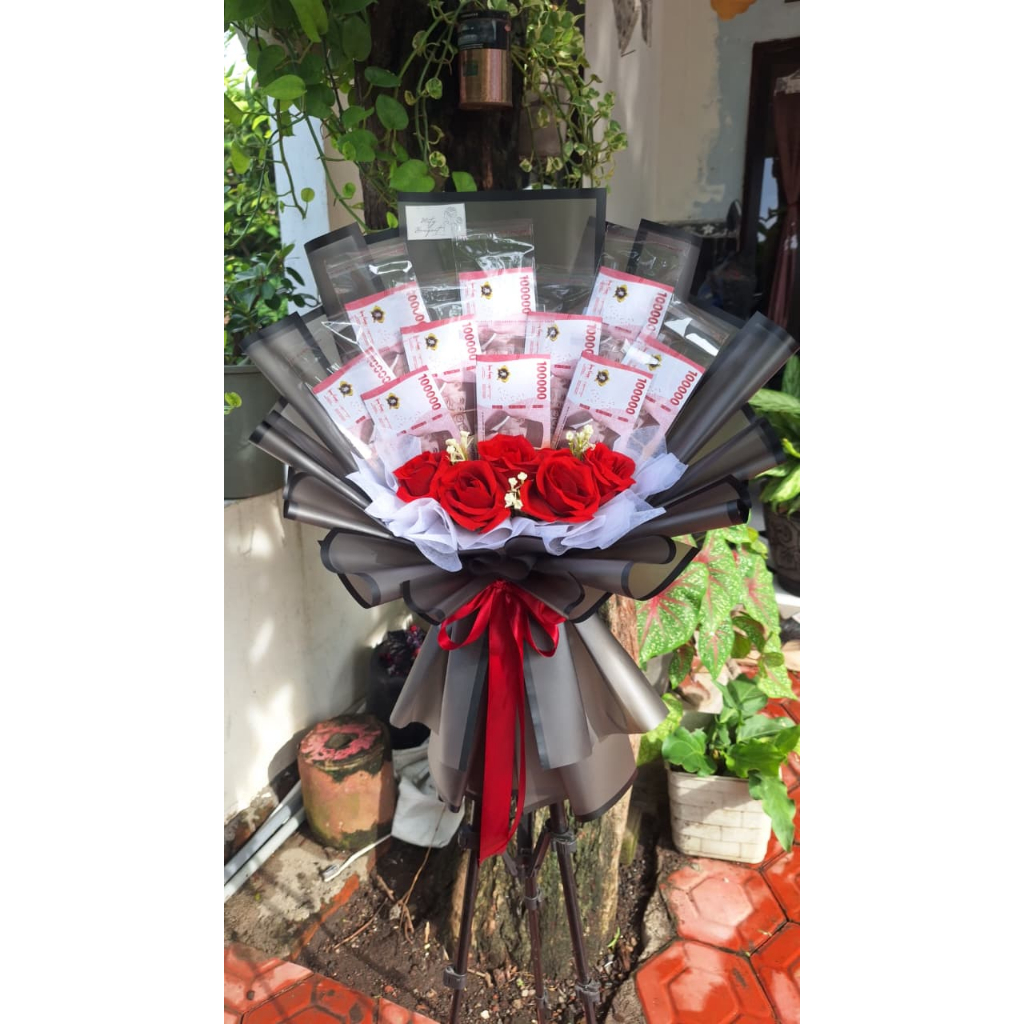 Buket uang kosong size large / buket bunga/ buket wisuda kekinian