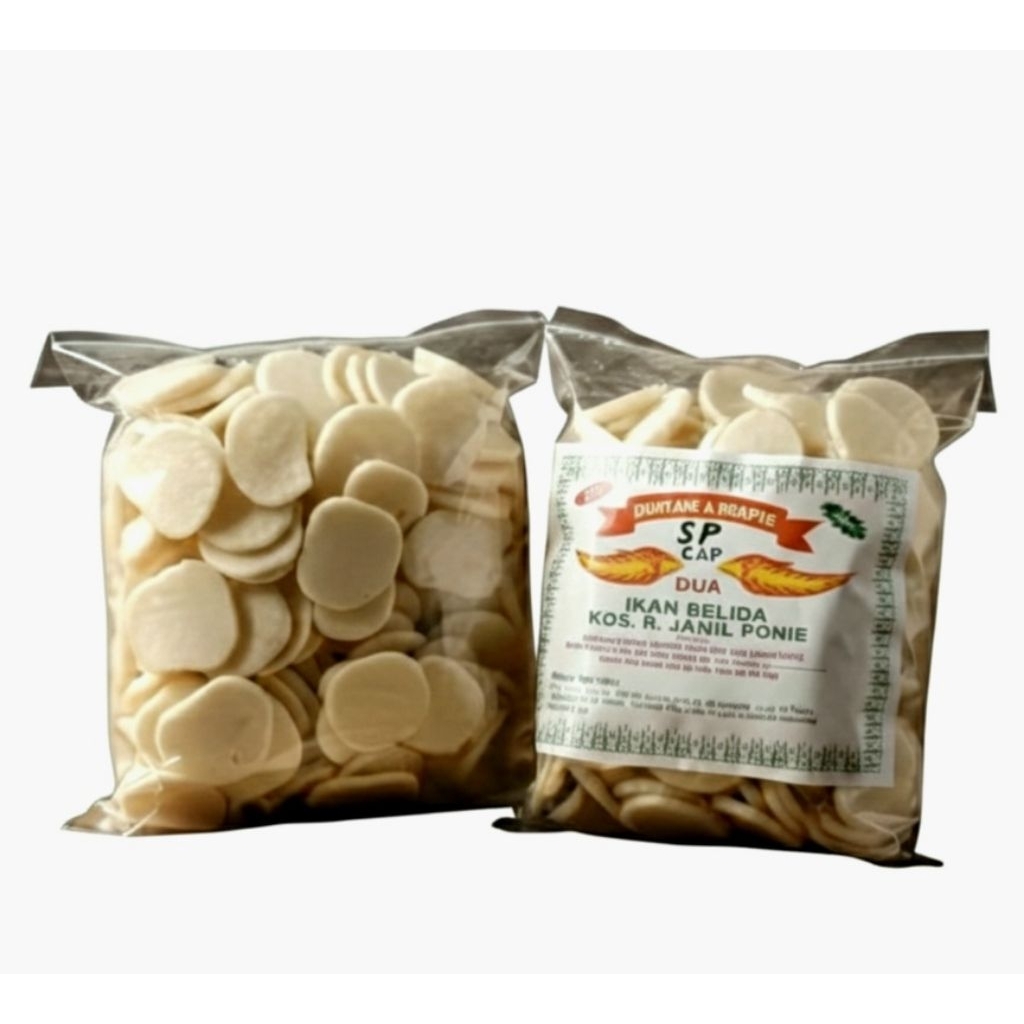 1 kg kemplang kancing kemplang Bulat Ikan Kempelang palembang super Kerupuk Ikan