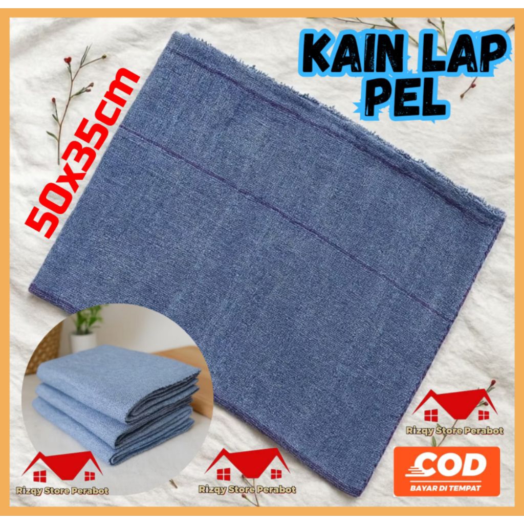 Kain Pel Lantai Katun/ Kain Lap/ Perlengkapan Dapur/ Lap Pel Kain Murah