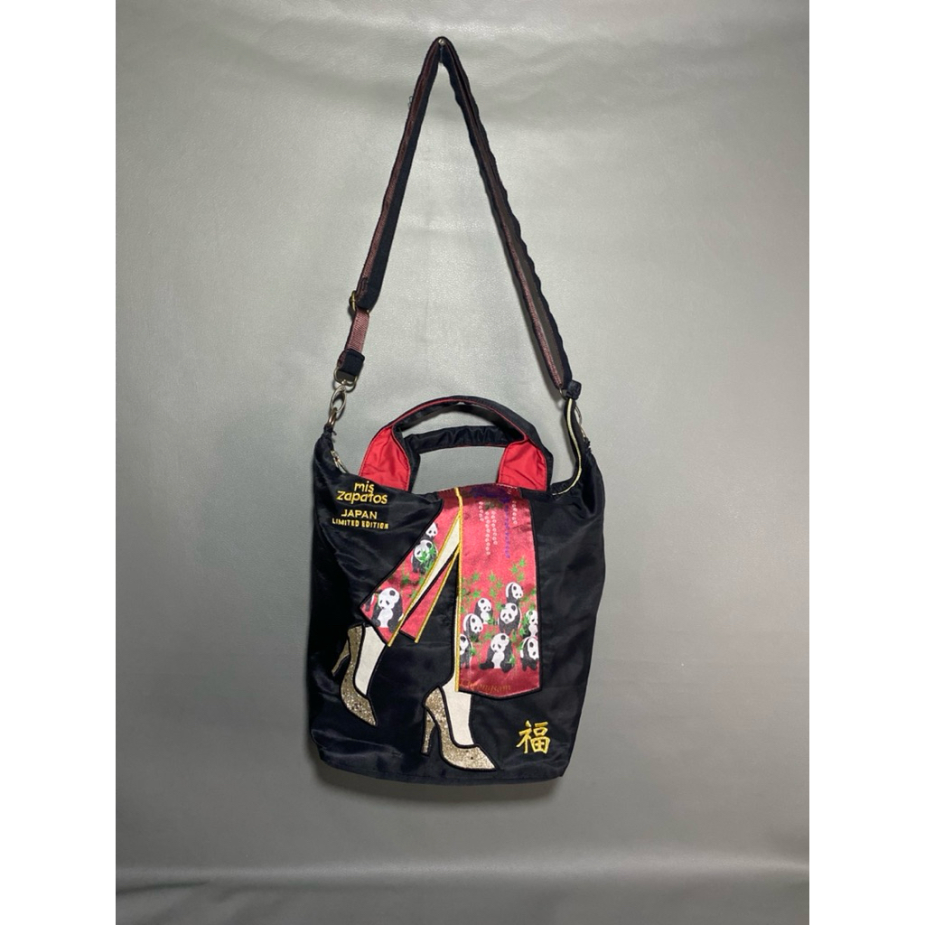 TAS MIS ZAPATOS IC-066 CHEONG SAM HEELS BACKPACK SLING BAG JINJING SELEMPANG RANSEL /mis zapatos lim