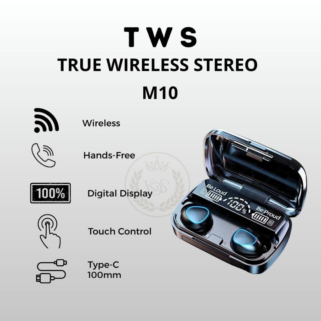 Headset Bluetooth TWS M10