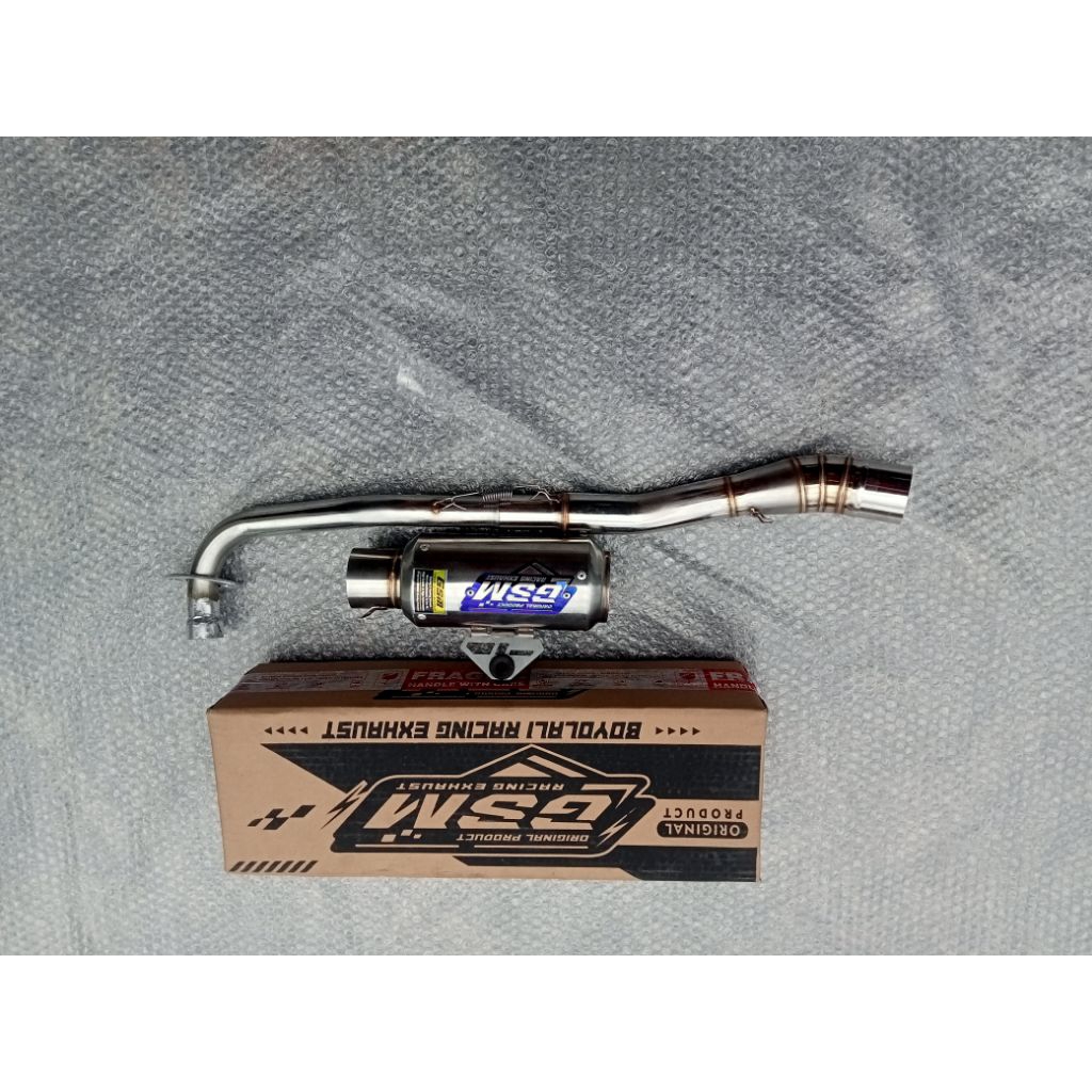 knalpot racing GP 1 mini 15cm sarangan full PNP/ buat motor Jupiter Z1 original GSM