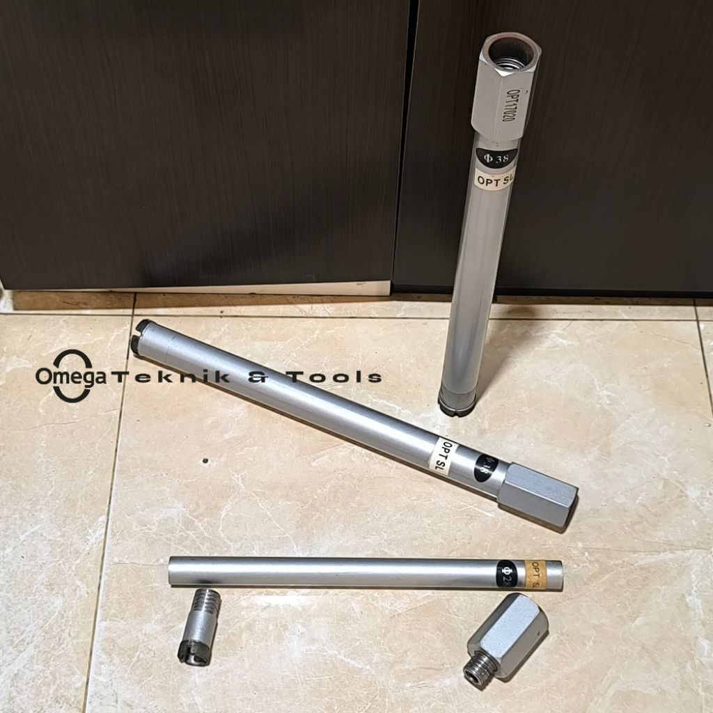 Mata Bor Coring Beton Panjang 400 Mm OPT Diamond Core Drill 22mm 25mm 27mm 28mm 30mm 32mm 36mm 38mm 