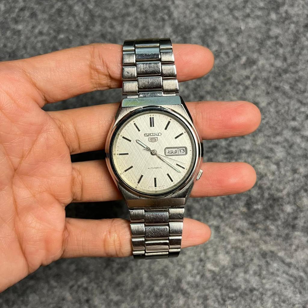 Jam tangan tangan seiko 5 second original