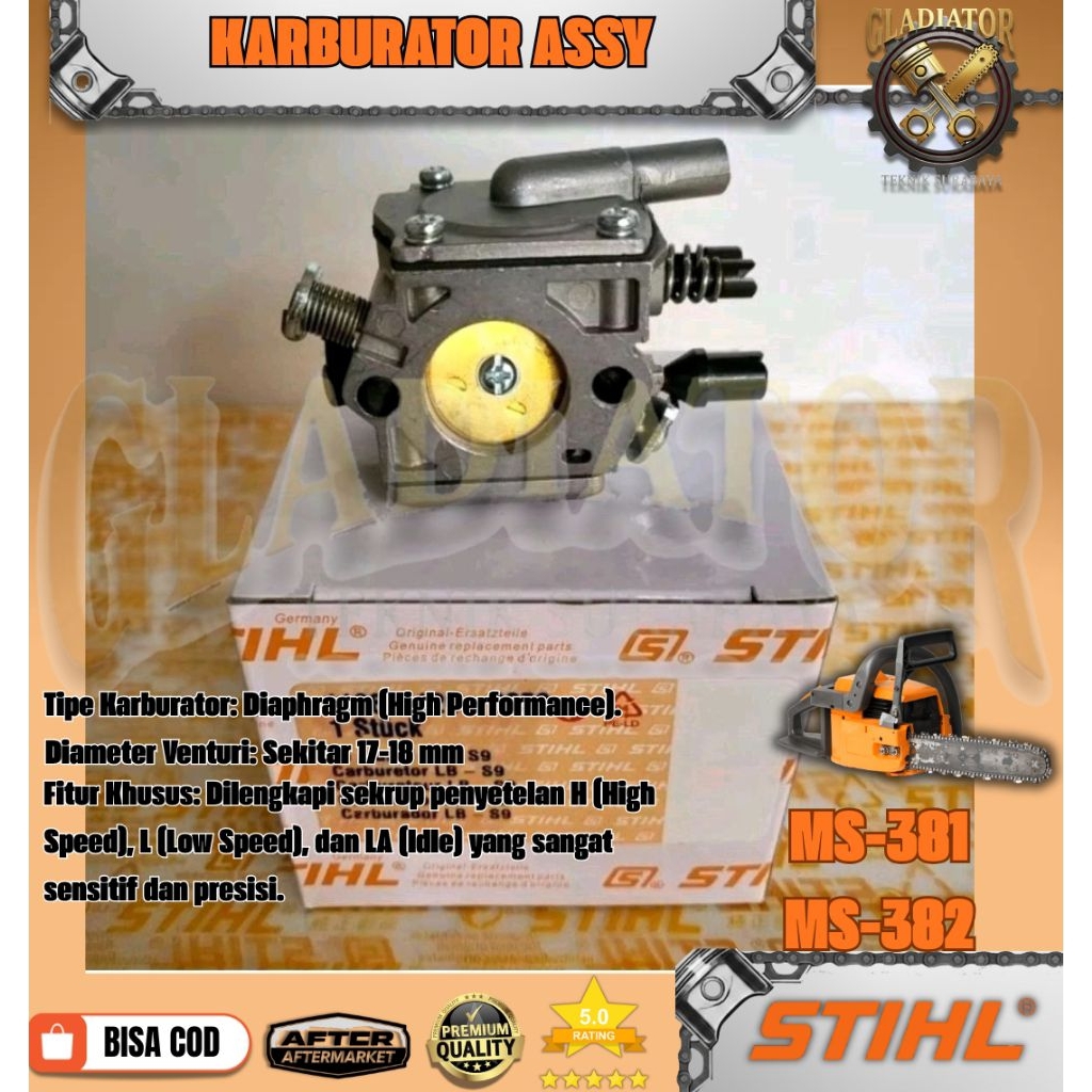 Karburator Assy Senso MS-381 MS-380 Stihl
