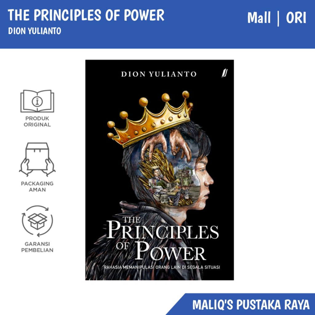 Maliqs Pustaka Raya -Buku The Principles Of Power Original JENDELA || Dion Yulianto