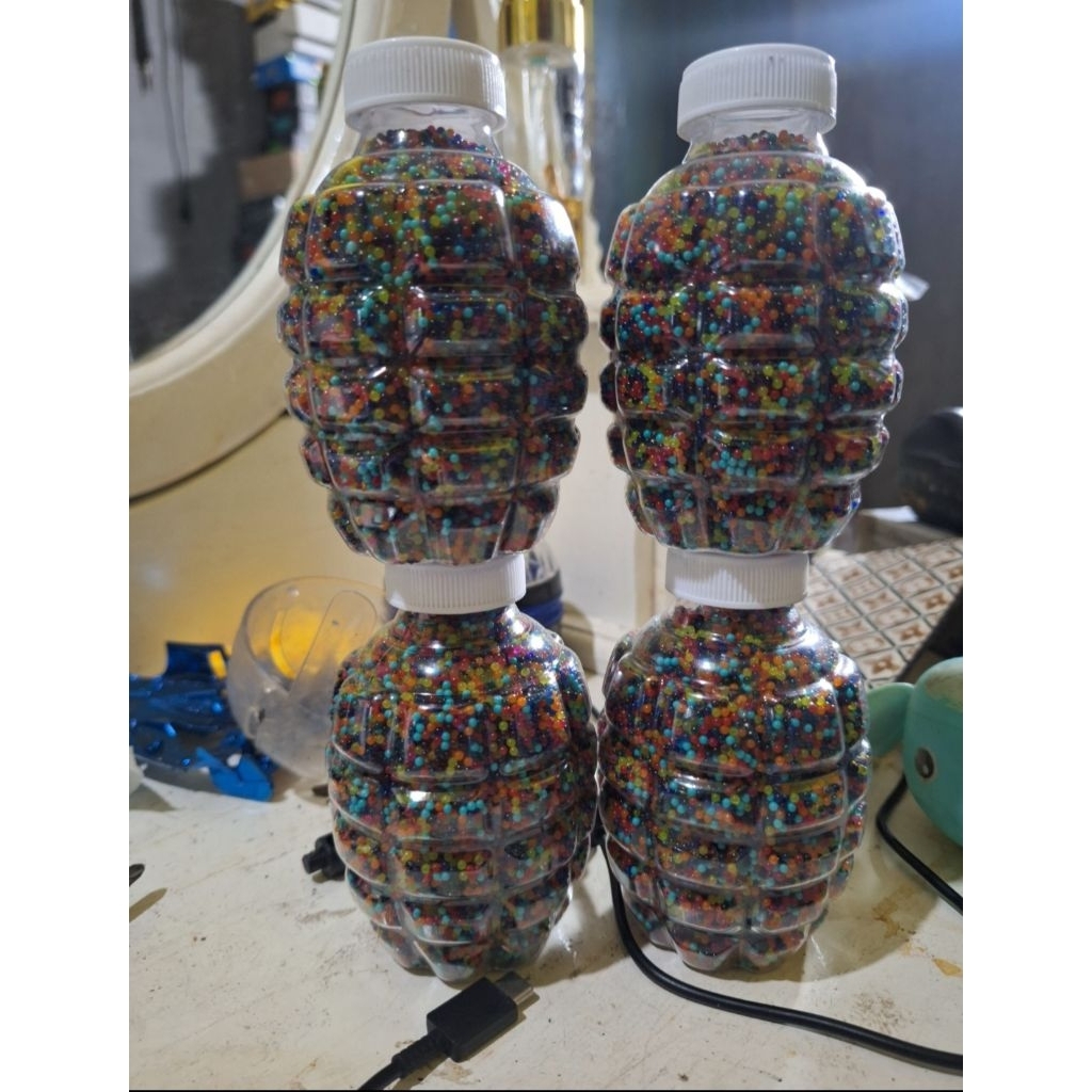 Water Gel Gun Hydrogel Peluru Mainan Tembakan Anak  Peluru Rendam Air Bahan Jelly