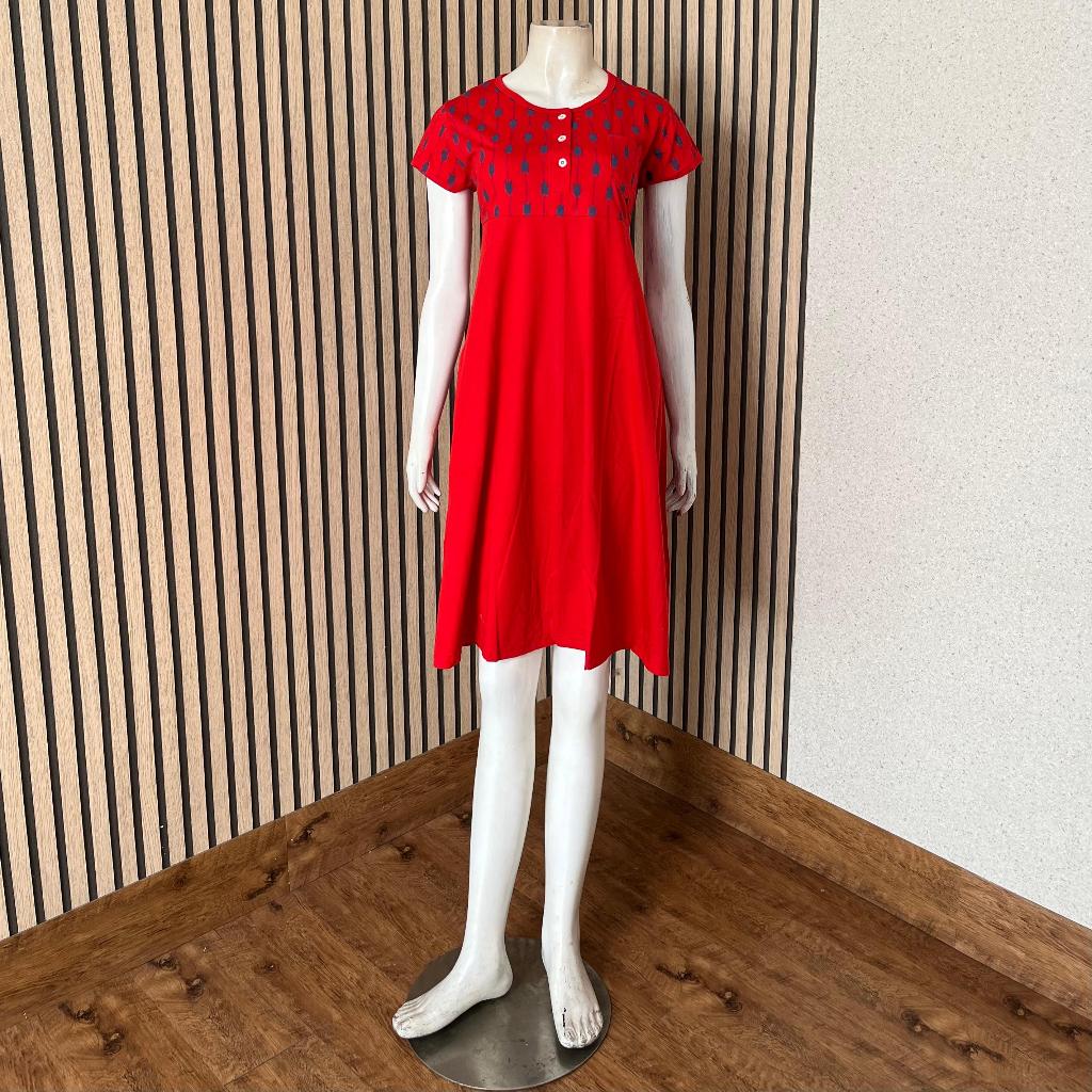 [AJ] Daster Kaos Sielie Remaja Klok Tali Pinggang Motif cantik