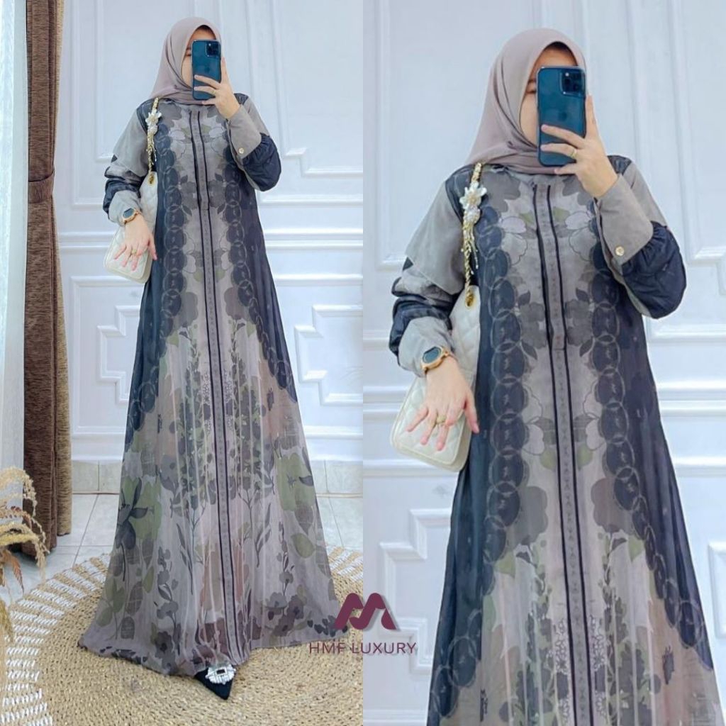 READY TUNIK HMF LUXURY ORIGINAL GAMIS HMF LUXURY TERBARU ONE SET HMF LUXURY SET ROK HMF LUXURY ORIGI