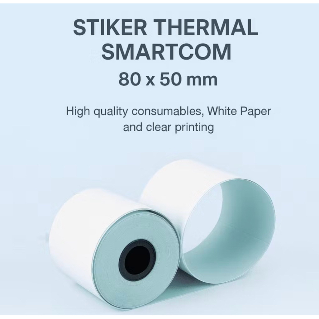 kertas thermal Label sticker 80x12meter