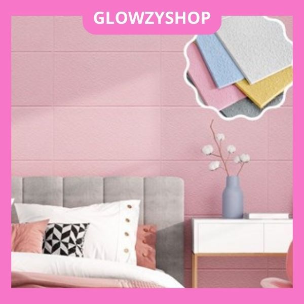 HL0541 Wallpaper Dinding Foam 3D Sticker Wall Decoration Dekorasi Rumah Wallpaper atap plafon