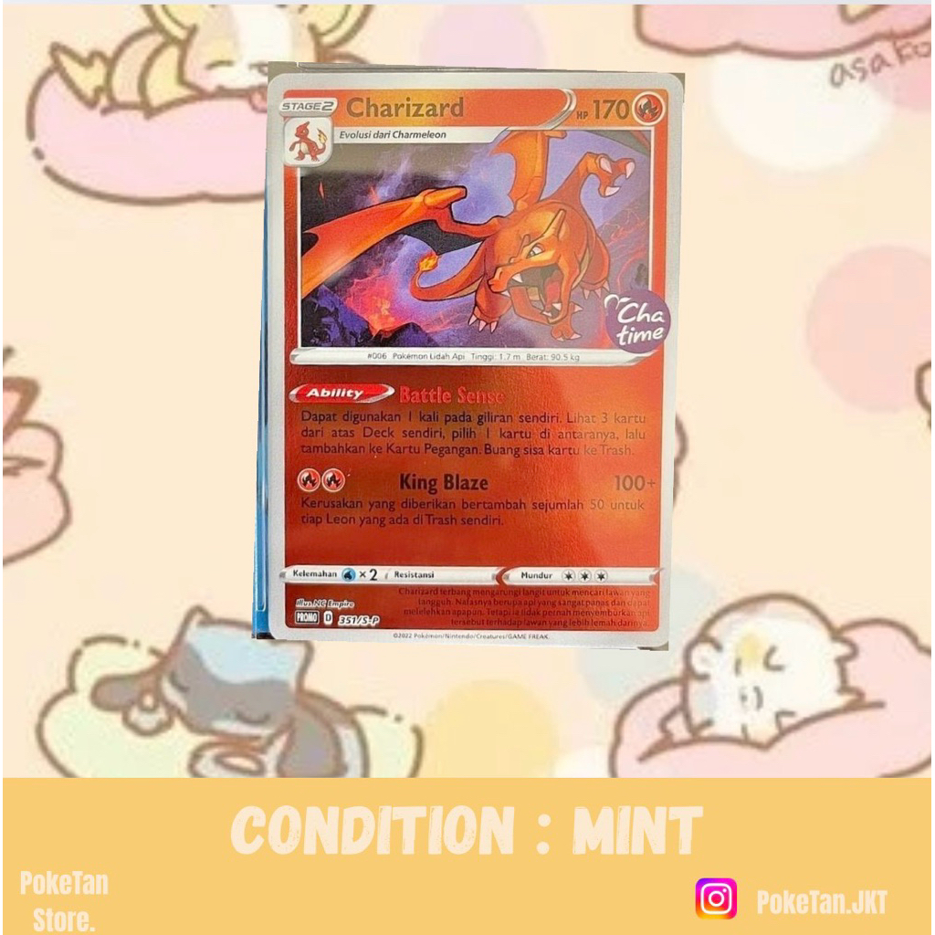 Charizard-Chatime Promo Pack-351/SP-Promo-Bahasa Indonesia