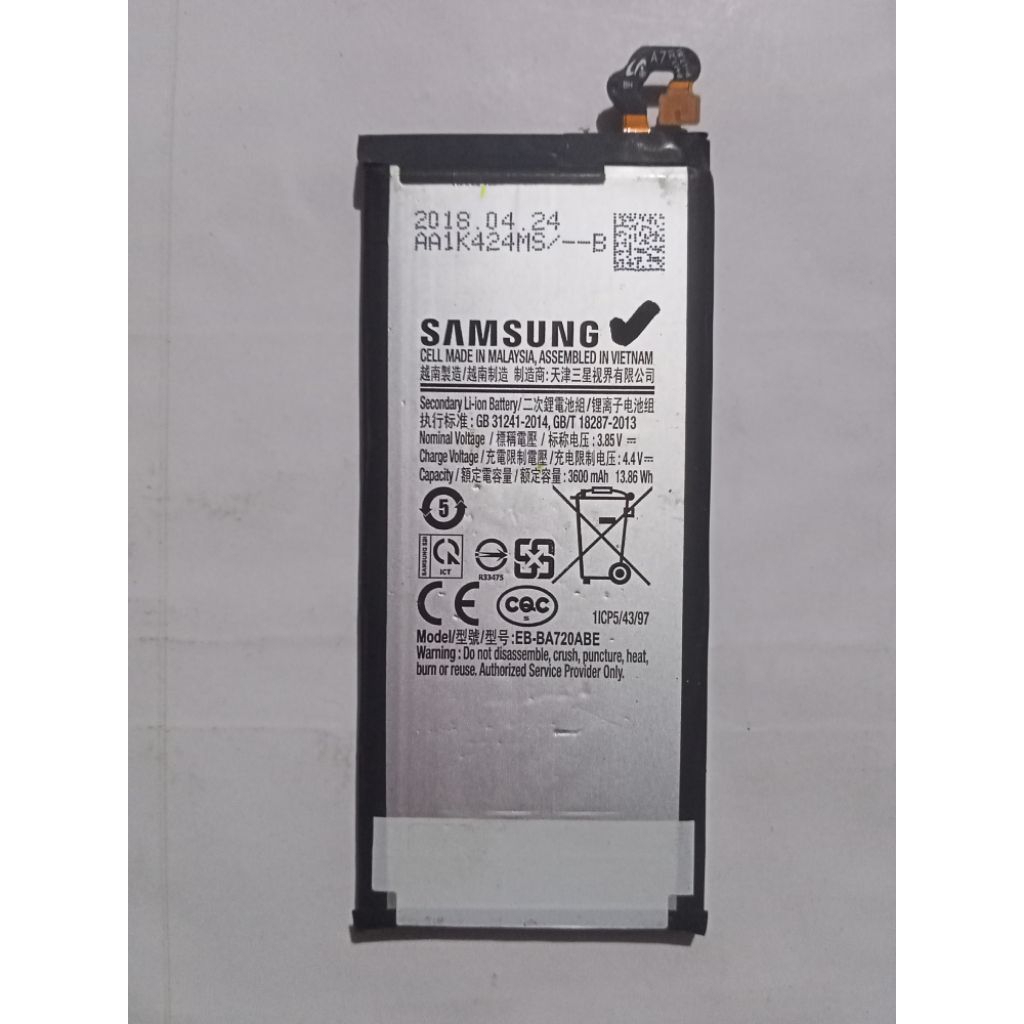 batre HP Samsung galaxy J7 pro ORI cabutan
