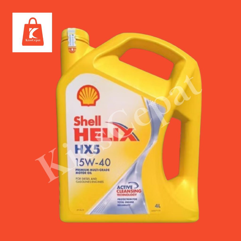 Oli Mobil Shell Helix HX5 15W-40 Galon Kuning