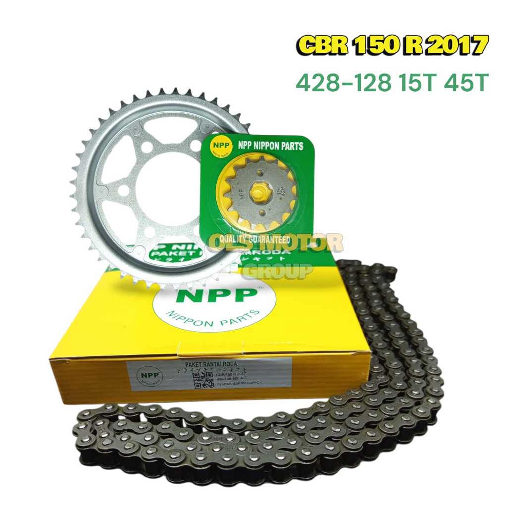 GEAR SET NPP CBR 150 R 2017 gir set rantai motor