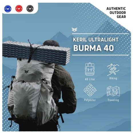 Tas Carrier ultralight Reptil Burma 40L | semi carrier