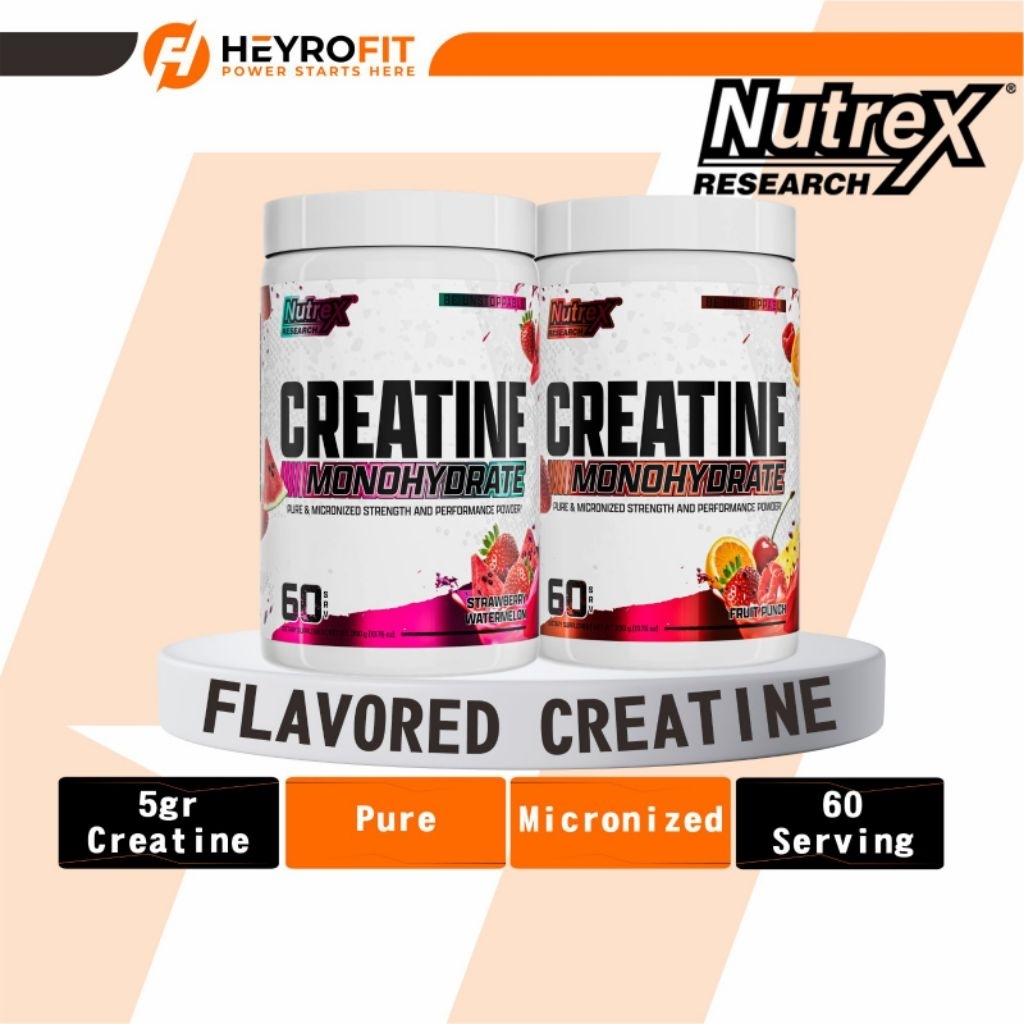 NUTREX Creatine Flavored 60 Serving | Creatine Micronized