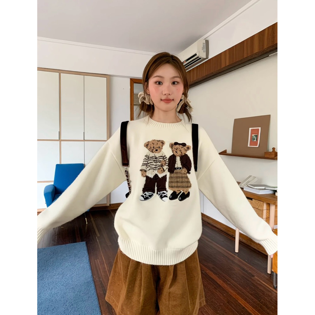 sweater wanita / atasan rajut wanita / baju ootd wanita