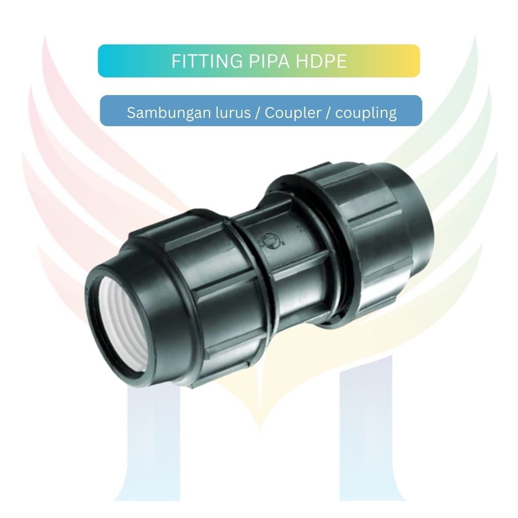 Sambungan Pipa HDPE / Coupler / Sambungan Lurus 2 Inch