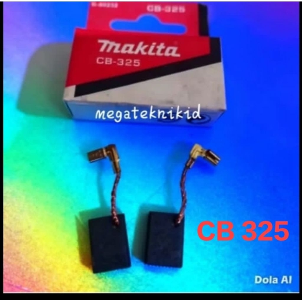 CARBON BRUSH MAKITA CB 325/ARANG SPUL(minimal 2pcs)/KUL BOSTEL/GERINDA 9553 b