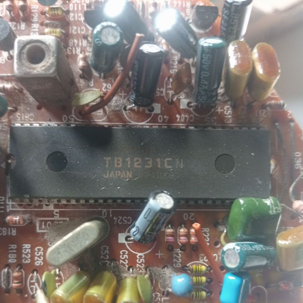 iC tv TB1231CN ORi patahan mesin tv,masih nempel pcb,cabutan