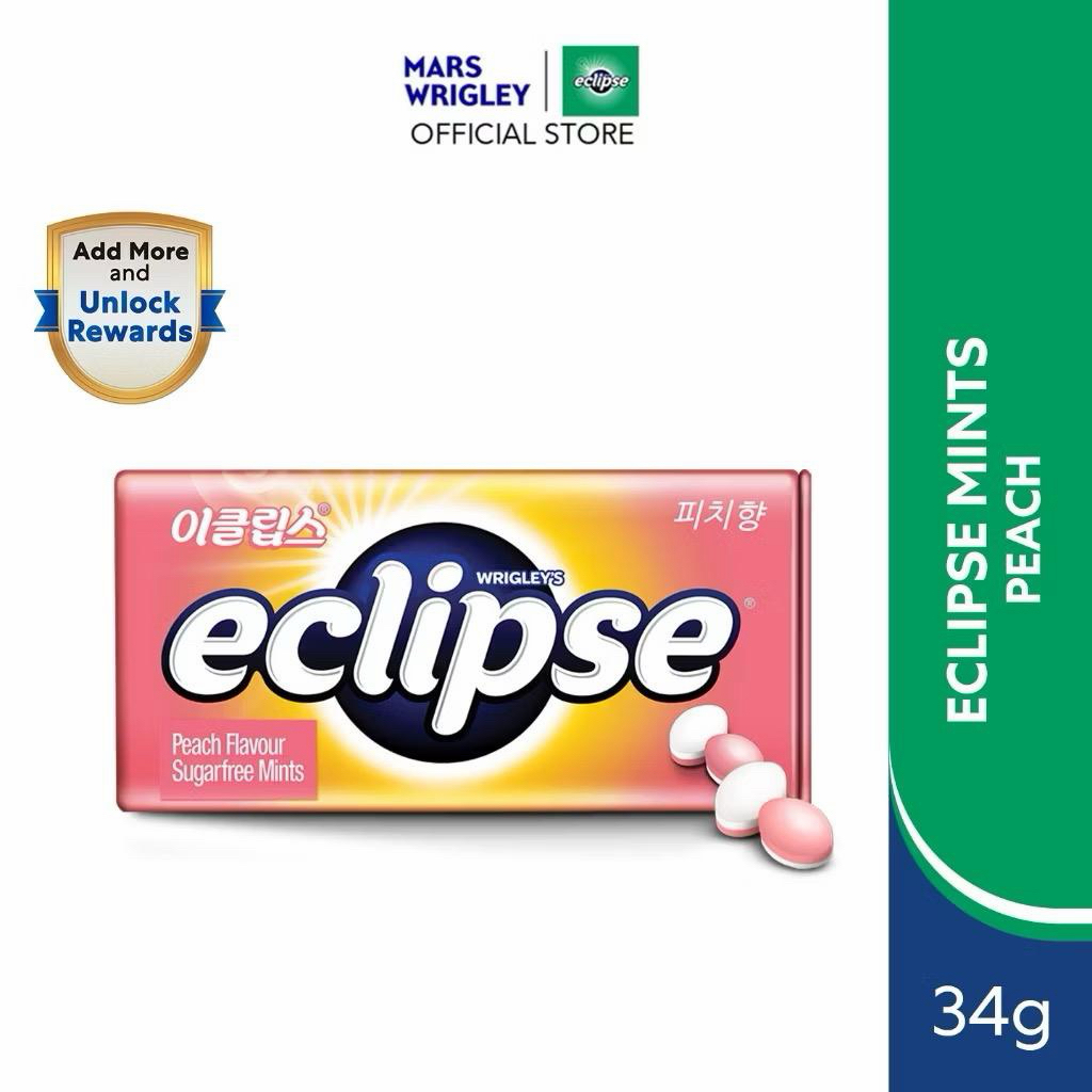 MARS WRIGLEY ECLIPSE MINTS PEACH