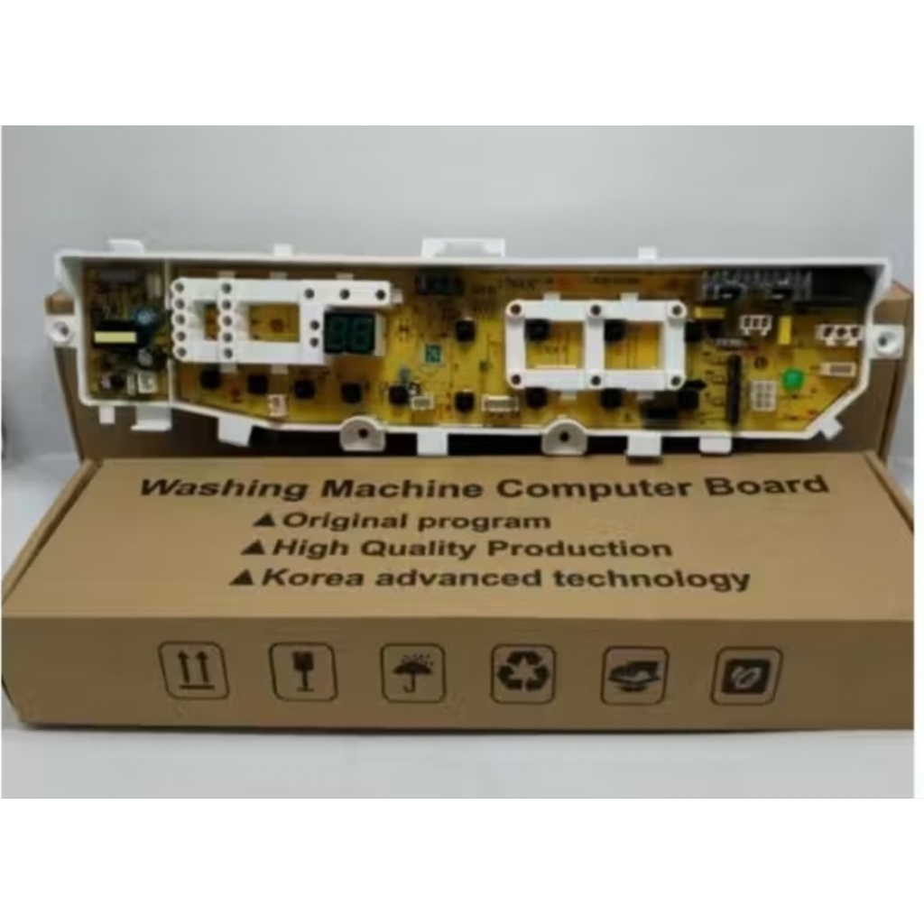 PCB MODUL MESIN CUCI SAMSUNG WA95J5710SG WA 95J5710 SG KODE PART DC92-01764D SOKET TENGAH