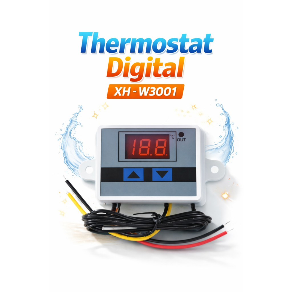 Termostat Digital Thermostat digital W3001 Mesin Tetas Telur penetas telur otomatis