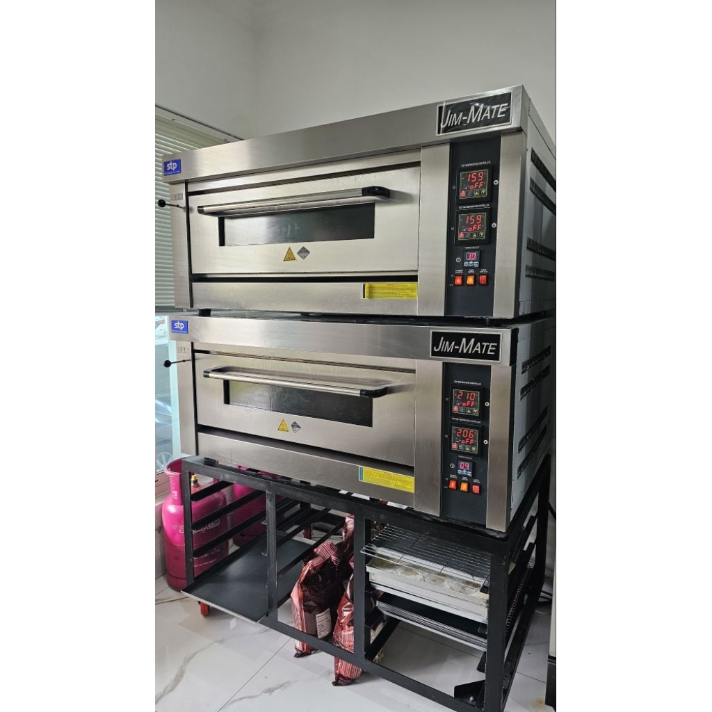 Oven Deck Jim-mate JMC20R 1 Deck 2 Tray second like new