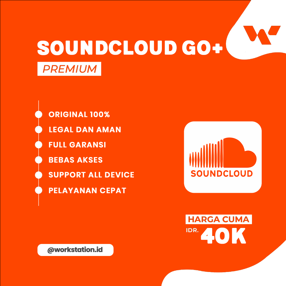 SoundCloud Go+ Premium 1 Bulan - Listen to Music Online