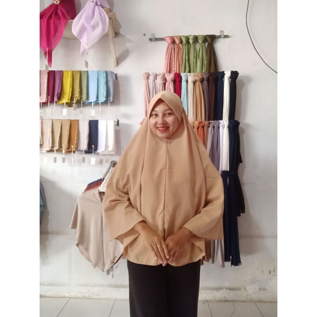 Bergo Wolfis Jumbo /Bergo Khimar Jumbo / Bergo / Bergo Jumbo