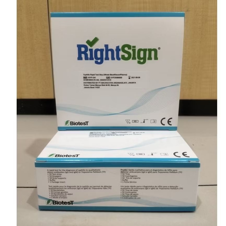 Sypilis Rapit test strip RightSign 50's