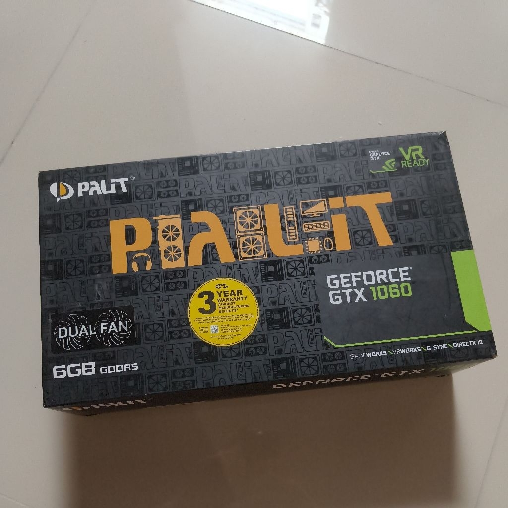 VGA Palit GTX 1060 - 6GB Dual Fan