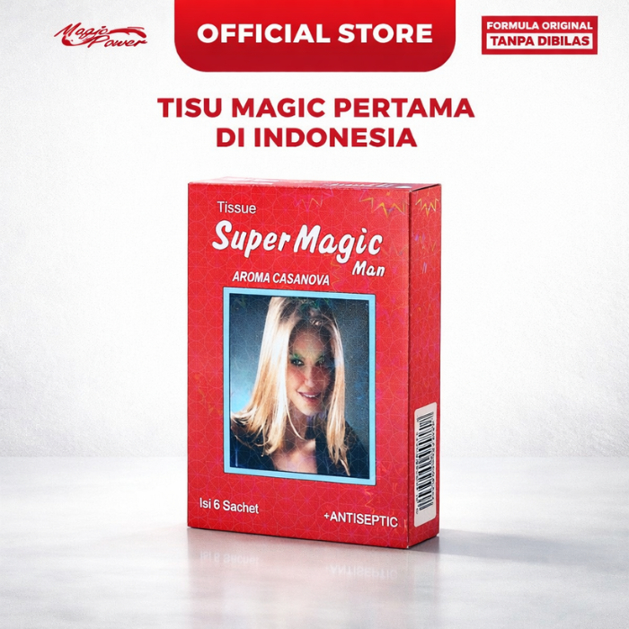 Tisu Magic Casanova Original – Tisu Dewasa Pria Super Magic Tahan Lama
