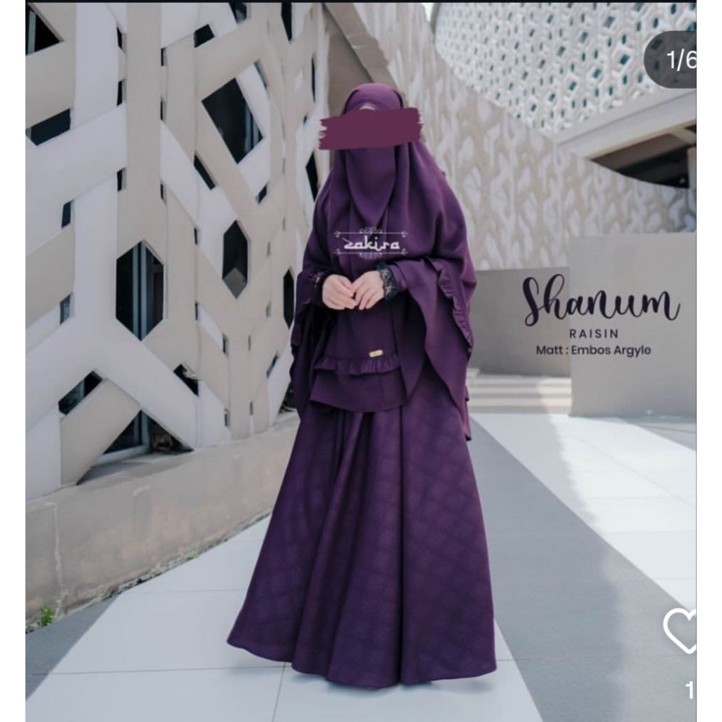 Gamis Set Shanum by Zakira