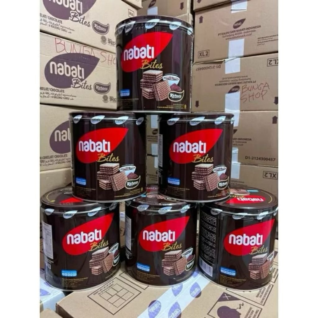 Nabati bites nabati wafer 1 Dus isi 6 kaleng