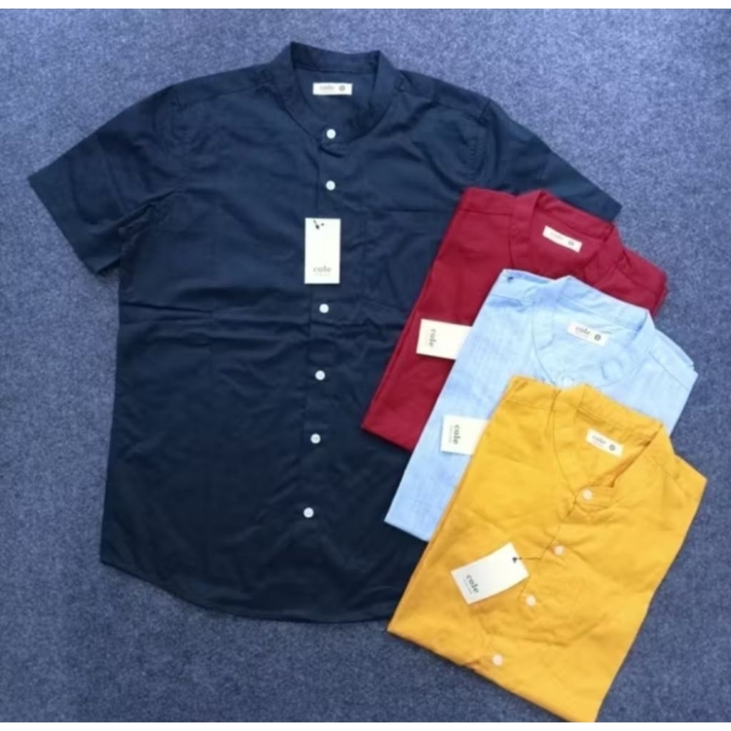 kemeja lengan pendek cole