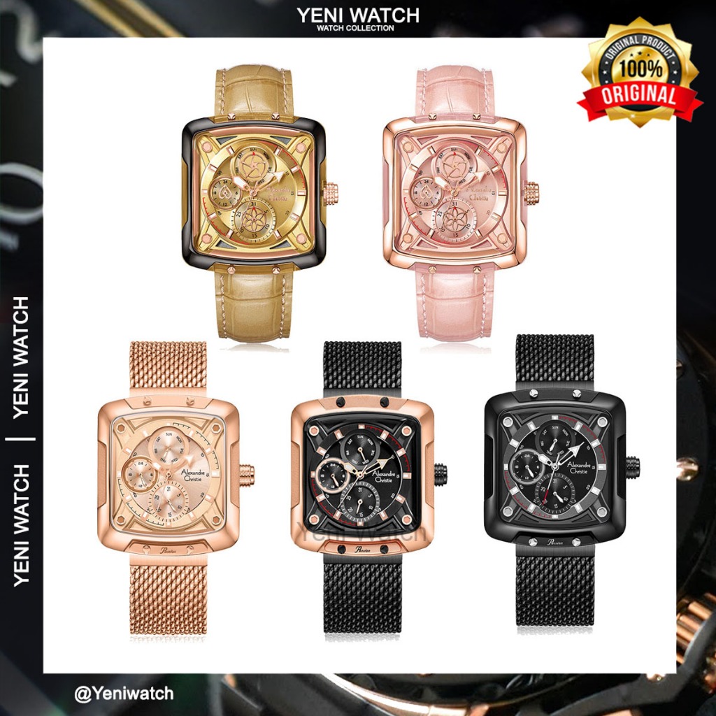 Alexandre Christie Ac 3030/ ac3030 Jam Tangan Wanita, Original