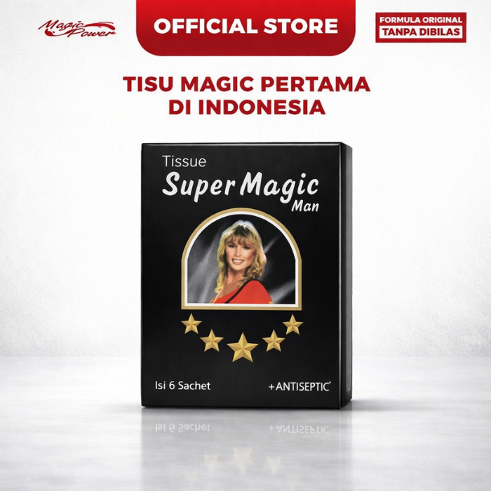 Tisu Magic Man Original Pria Dewasa – Tisu Super Magic Tahan Lama Original