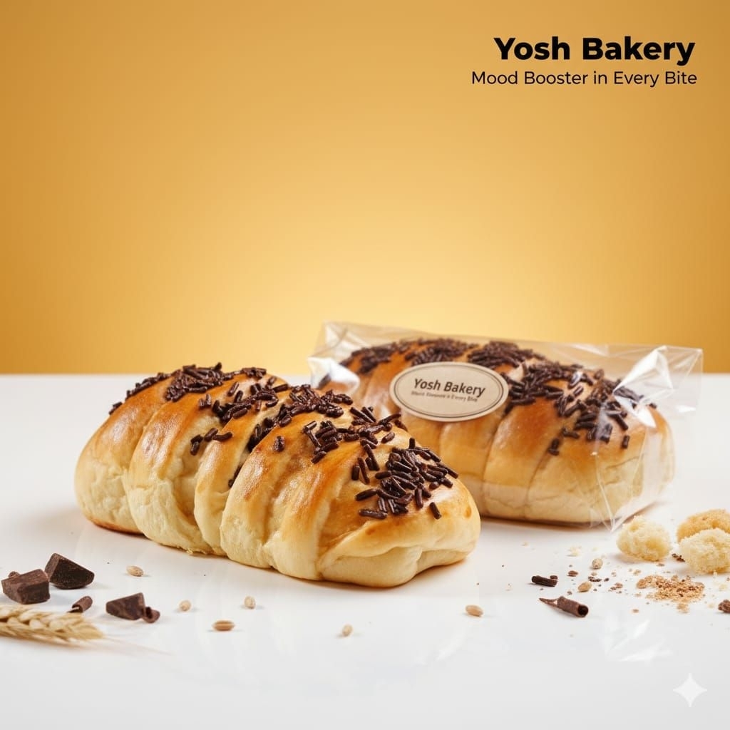 Roti Manis - Pisang Coklat/Pisang Keju