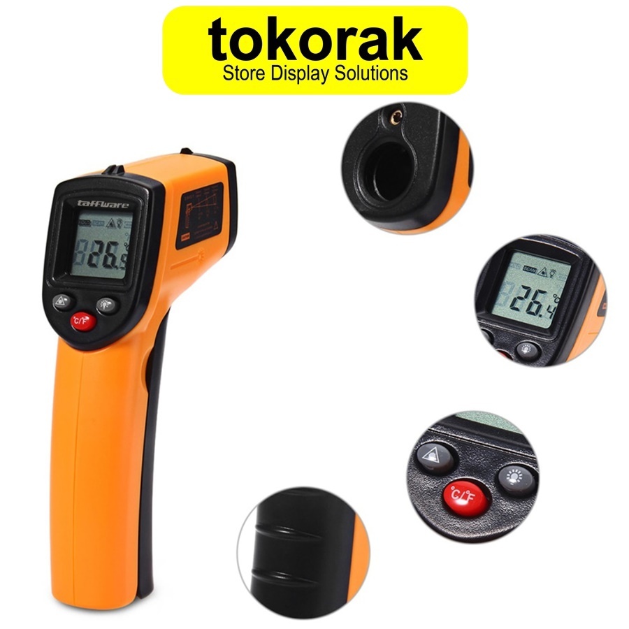 THERMOGUN THERMOMETER INDUSTRIAL LASER INFRARED NONCONTACT