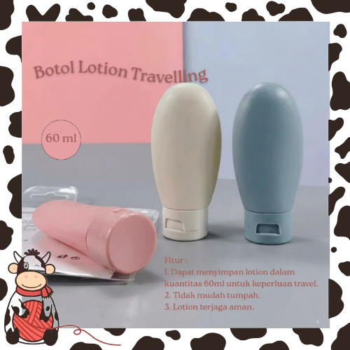 Botol Shampoo Lotion Travelling / Tempat Sabun Cair 60 ML