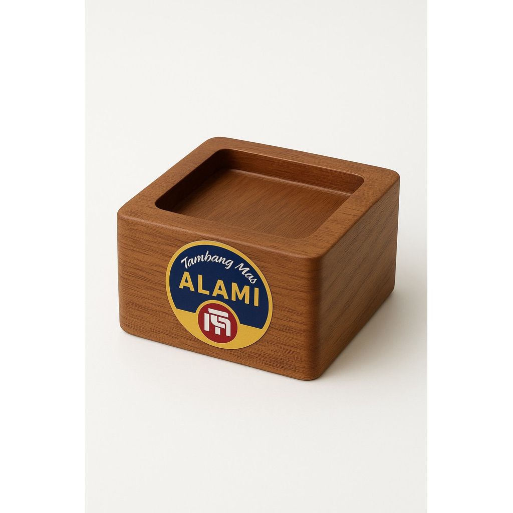 Asbak Kayu - Berstiker Alami pacitan