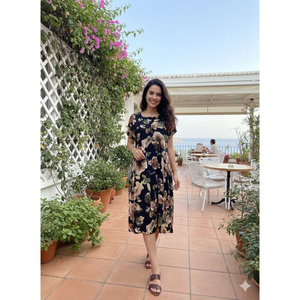 Daster kekinian Daster Mini Dress