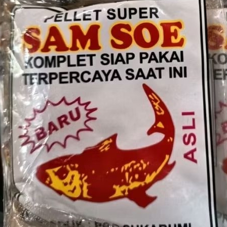 SAM SOE Per 1 Bungkus Umpan Mancing Pelet Super SAM SOE Komplet Siap Pakai Terpercaya Saat Ini Produ