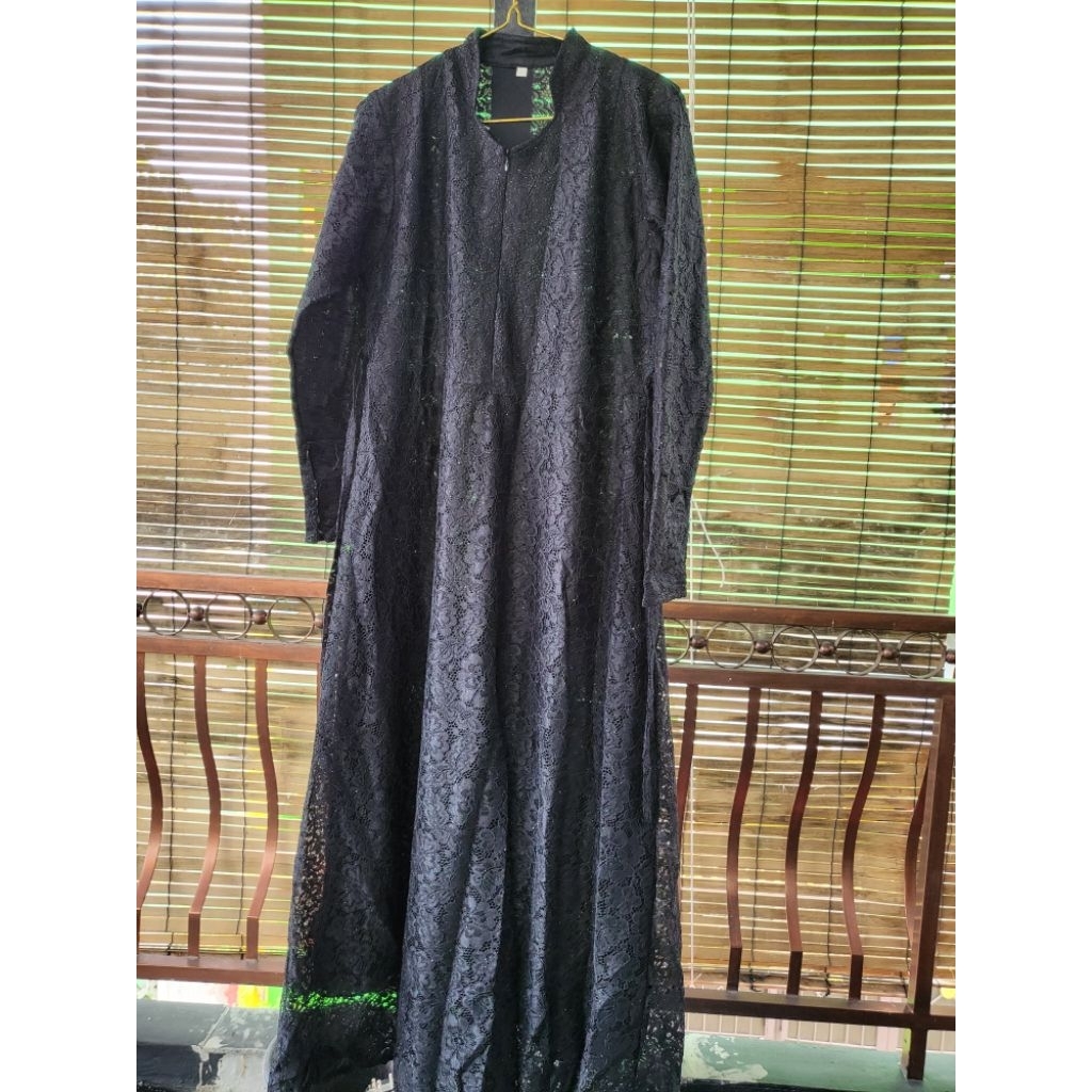 gamis hitam / preloved