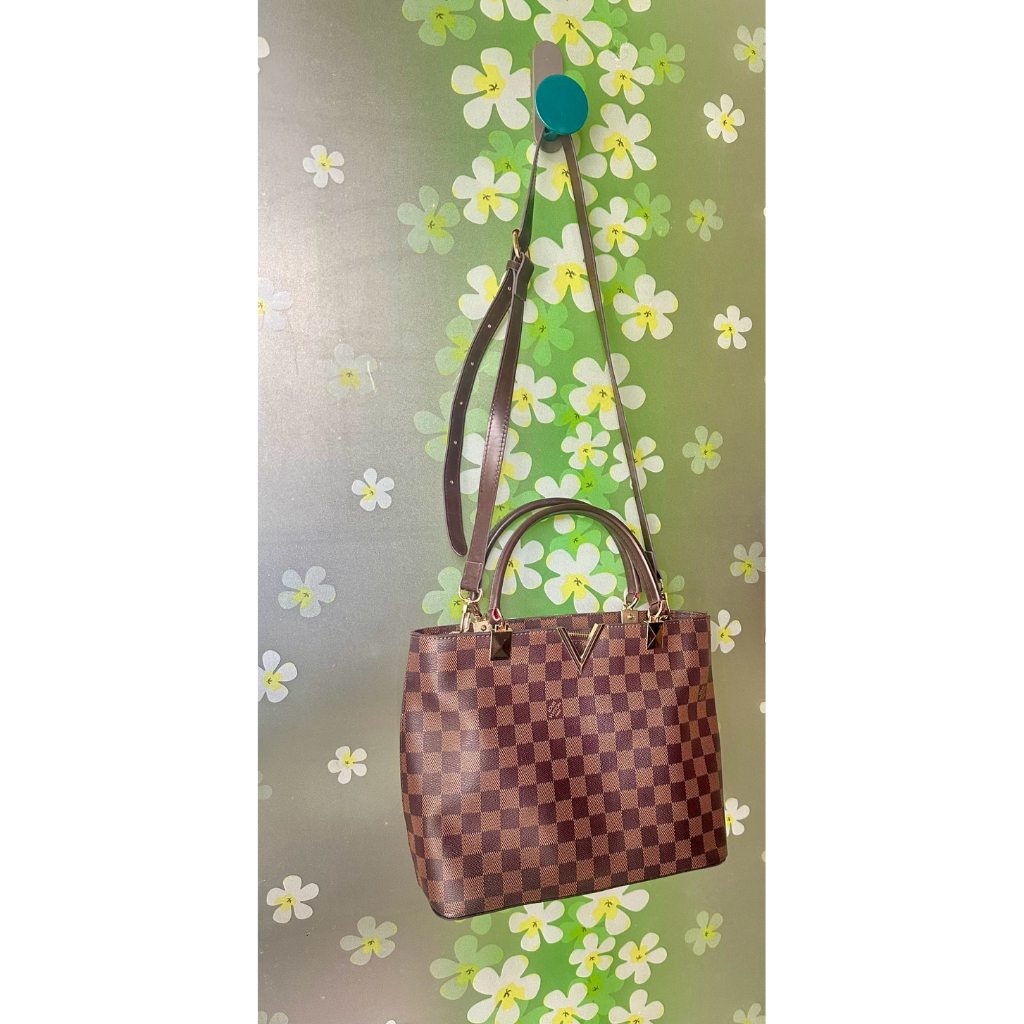 LV - Preloved tas  Louis Vuitton Damier Ebene Kensington Bowling Bag